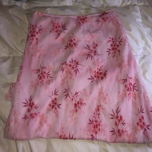cherry blossom midi skirt !